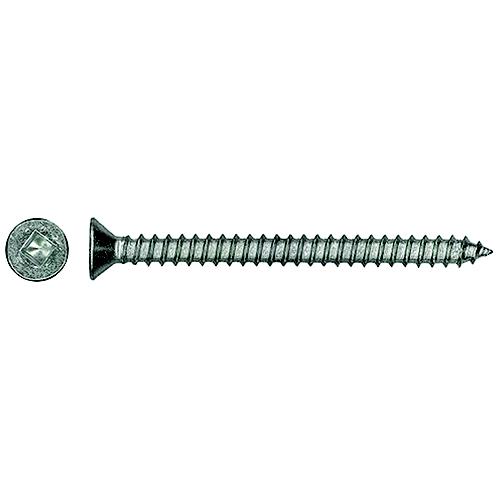 12X212F12Sm Stainless Sheet Metal Screws, Flat Head, #12 X 2-1/2