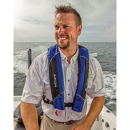 Onyx 13120010000423 M-24 Manual Inflatable Life Jacket, Red/Gray - 13120010000423 - 116-13120010000423F1