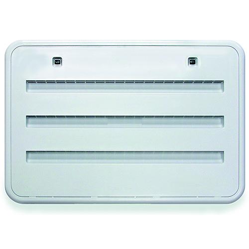 Plastic Side Vent Polar White Norcold Rvx - 621156Pw - 121-621156Pwf1