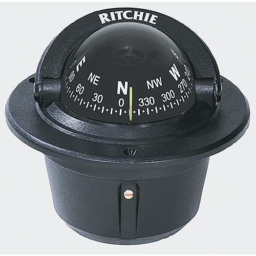 Explorer Flush Mt. Compass, Black - F-50 - 128-F50F1