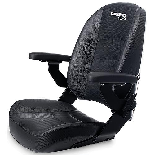 Shockwave Sw04920B Commander Sport/Fishing Seat, Onyx (Black) - Sw-04920-B - 131-Sw04920Bf1