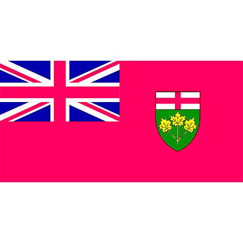 Flying Colours Nylon Ontario Flag, 9