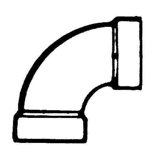 1/4 Bend 3In Abs Bell Rv Rvx - 632253 - 135-632253F1