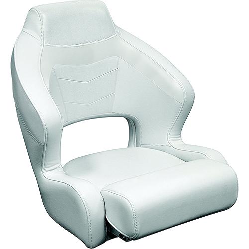 Wise 3338784 Baja Xl Bucket Seat W/ Flip Up Bolster, Brite White - 3338-784 - 144-3338784F1