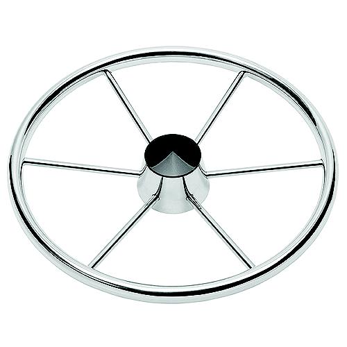 Schmitt 6 Spoke Stainless Destroyer Wheel, 15-1/2