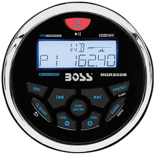 In-Dash Mech-Less Usb, Mp3, Wma, Fm/Am/Bluetooth Player - Mgr350B - 153-Mgr350Bf1