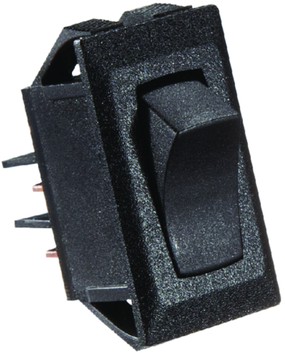 Switch-Rocker 10A On-Off Black - S261 - 350-S261F1