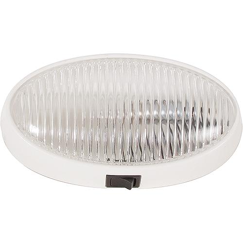 Optronics Oval Porch/ Utility Lights, White W/Switch - Rvpl7Cp - 158-Rvpl7Cpf1