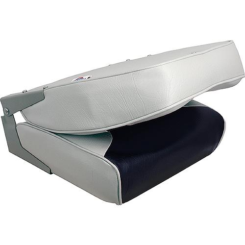 Springfield Economy Folding High Back Seat Gray & Blue - 1040661 - 169-1040661F1