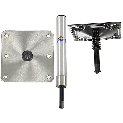 Springfield Kingpin™ Removable Pedestal System Standard Hi-Lo 3-Piece Package, Satin Finish (Includes Post, Swivel And Base) - 1615433-1 - 169-16154331F1