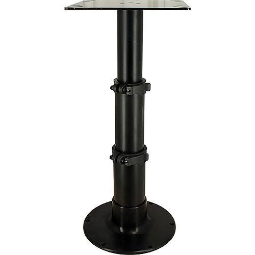 Springfield 1660230Blk 3-Stage Black Anodized Pedestal Set (Includes Square Table Mount And Base), 12-3/4