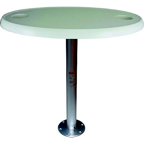 Dock Edge 1690206 Stowable Table Package, Oval Tabletop - 1690206 - 169-1690206F1
