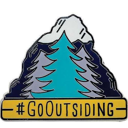 Camco 53262 Enamel Pin, Go Outsiding Trees - 53262 - 17-53262F1