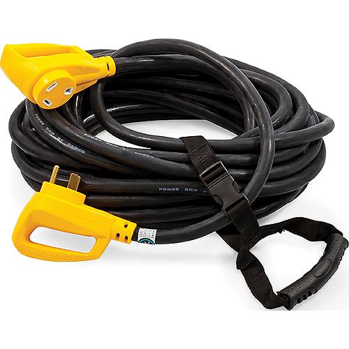 Camco 55195 Power Grip™ Extension Cord, 50A, 30' - 55195 - 17-55195F1
