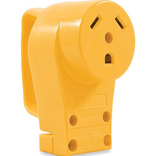 30Amp Female Repl.Recept.Clam Replaces P/N 117-55343 Rvx - 55343 - 17-55343F1