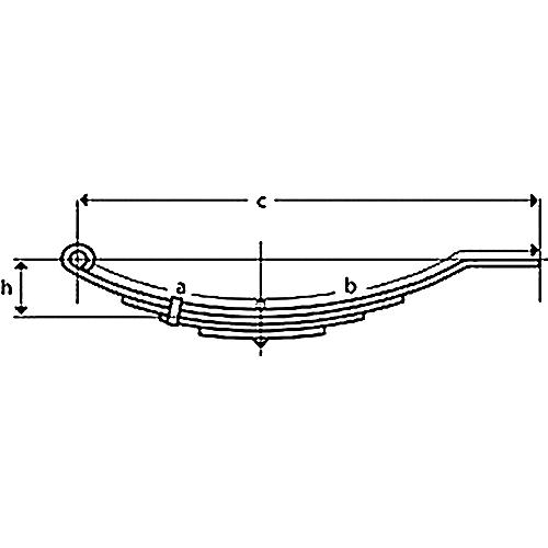 Una267- 3 Lvs Slip.Spring 705# - 267 - 174-267F1