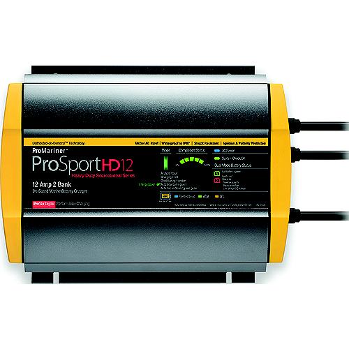 Promariner 44026 Prosporthd Series Global Batttery Charger, 12 Amps, 2 Bank - 44026 - 175-44026F1