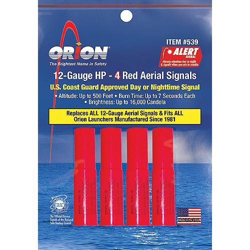Alert-4 12 Gauge Aerial Flares, 4/Pk - 539 - 191-539F1