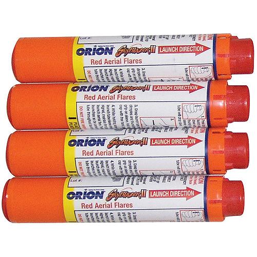 Skyblazer-4 Red Aerial Signals W/Storage Bag, 4/Pk - 859 - 191-859F1