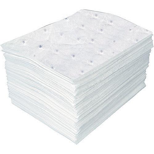 Buffalo Recycled Medium Weight Oil Only Sorbent Pads (100 Per Pack) - 90820 - 199-90820F1