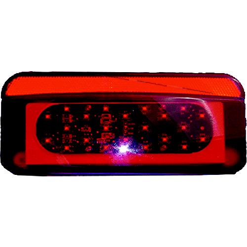 Creative Products Group Cmd00381M1 Led Command® Compact Surface Mount Tail Lights, Led Light, White Base Led:22, 8-5/8