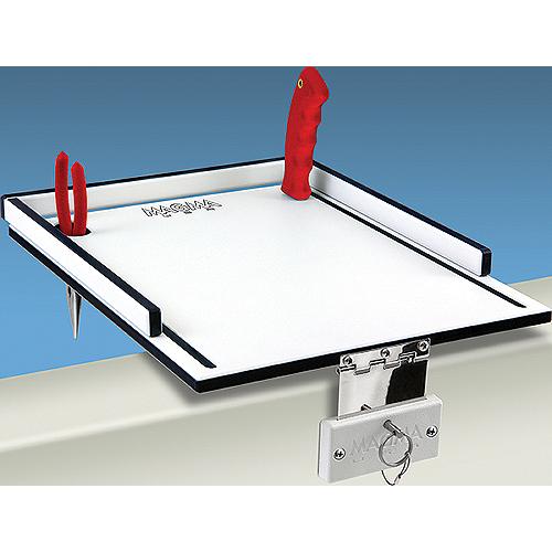 Magma Black And White Econo Mate Bait And Filet Table With Knife And Pliers Slots - T10-311B - 214-T10311Bf1