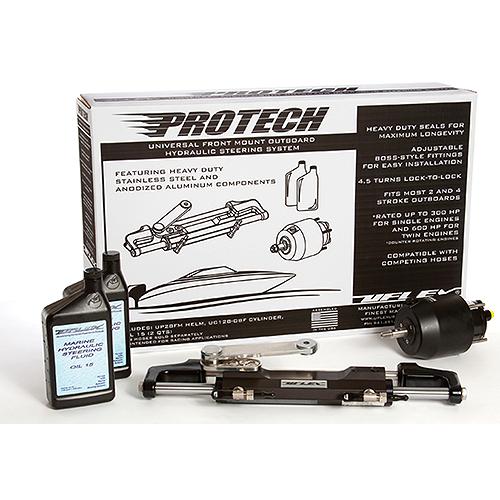 Uflex Protech21 Protech Hydraulic Tilt Steering System For Johnson/Evinrude, Yamaha, Suzuki. Hoses Sold Separately. - Protech 2.1 - 216-Protech21F1
