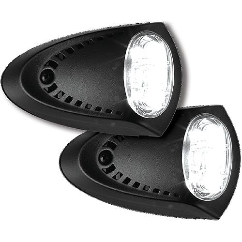 Attwood 6523Bk7 Black Led Docking Lights, 2.8