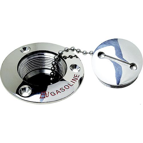 Attwood Deck Fill Replacement Cap For 66406, 66408, 66408C1, Stainless Steel - 66074-3 - 23-660743F1