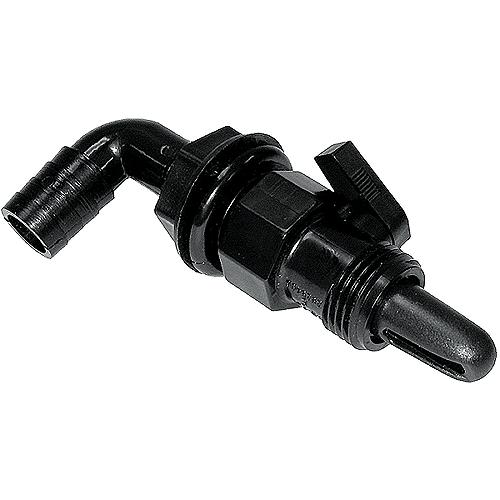 T-H Marine Ahv90Dp Aerator Spray Head 90° Screw On Valve W/Shut Off, 3/4