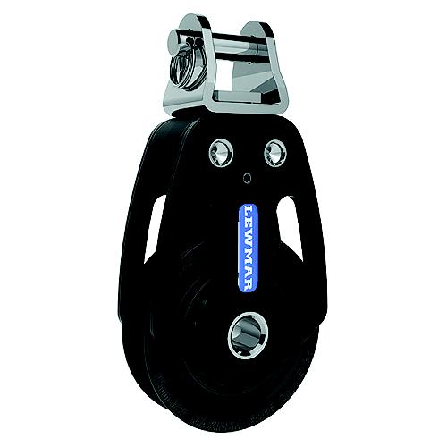 Lewmar 50Mm Htx Block, Single Toggle Head, Black, 3/8
