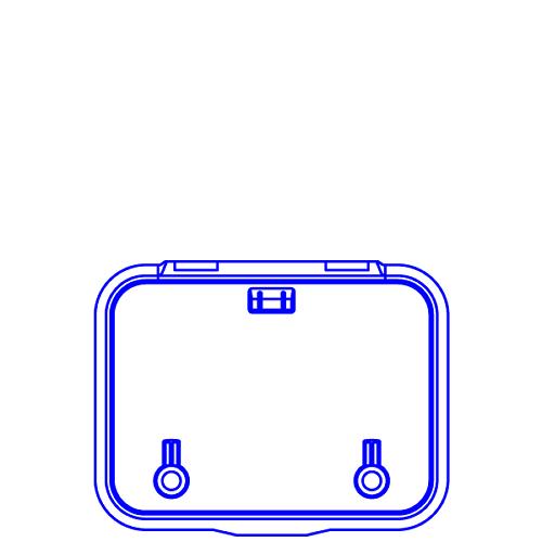 Lewmar Ocean Hatch, Size 30 Flat Base - 39630050 - 239-39630050F1