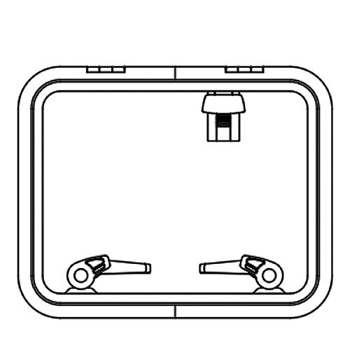 Lewmar Low Profile Rectangular Hatch, Size 54 - 39954030 - 239-39954030F1