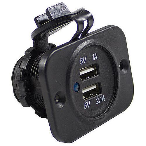 Battery Doctor Dual Usb Port W/Indicator Light - 20601 - 240-20601F1