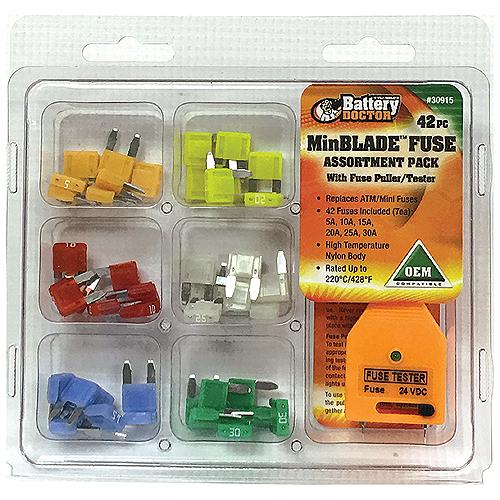Battery Doctor 42 Piece Atm/Mini Fuse Kit - 30915 - 240-30915F1