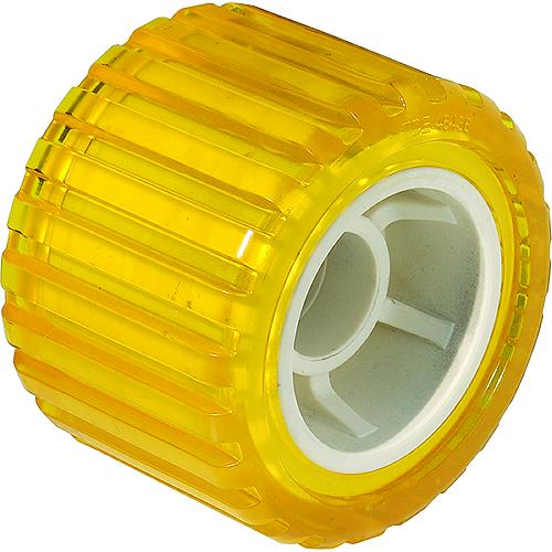 Tie Down Engineering 86277 Hull Sav'R Ribbed Wobble Roller, Amber, 4