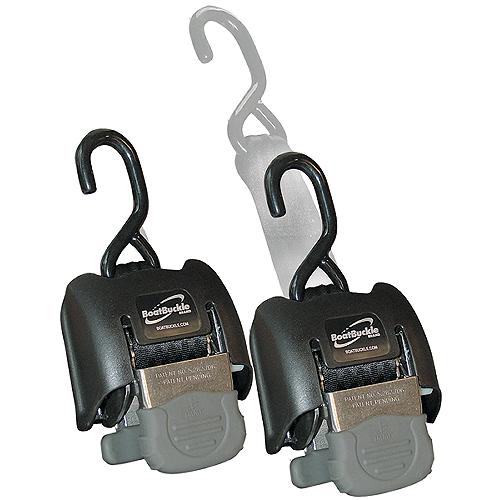 Boatbuckle G2 Retractable Transom Tie-Downs Stainless Steel Up To 43