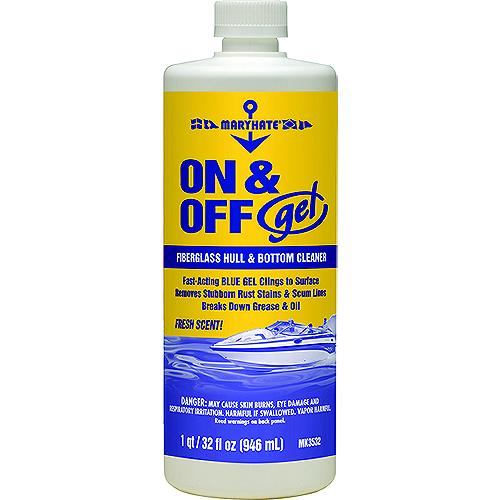 On/Off Gel Hull & Bottom Cleaner, Qt. - Mk3532 - 323-Mk3532F1