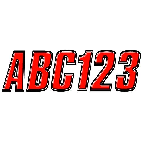 Hardline Series 800 Registration Kit, Block Style Solid Body With Bevel Effect, Contrasting Outline (Includes 4 Sets Of 3