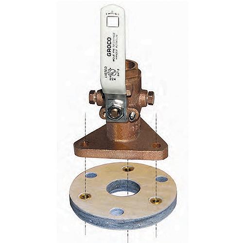Groco Bb Backing Block For Flanged Seacock - Bb-3 - 34-Bb3F1