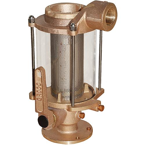 Groco Bvs Bronze Ball Valve/Strainer Combo 1