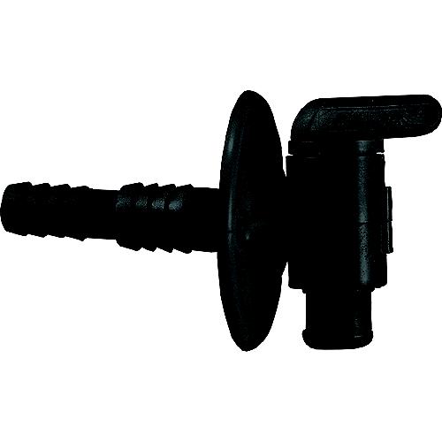 Jr Products 0462415 Dual Barbed Drain Cock, Black - 04-62415 - 342-0462415F1