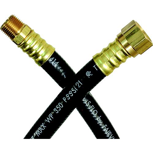 Jr Products Rv Thermoplastic Lp Supply Hose With 1/2
