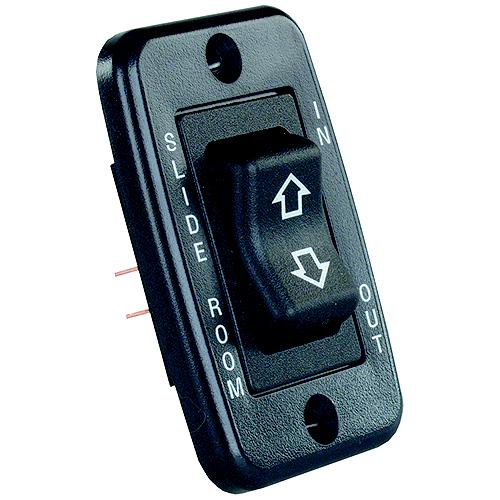 Jr Products Low Profile Rv Slide Out Switch With Bezel - 12355 - 342-12355F1