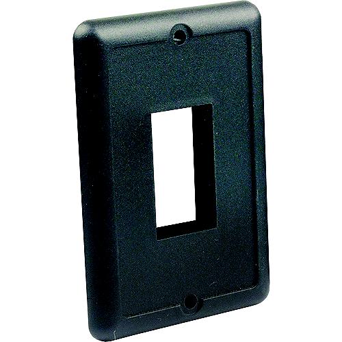 Ip66 Single Switch Plate Black Bell Rv Rvx - 14045 - 342-14045F1