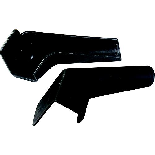 Jr Products 655Flexbka Flexible Rain Gutter Spouts, Black, Pr. - 655-Flex-Bk-A - 342-655Flexbkaf1