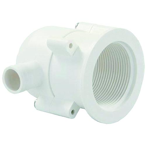 Jr Products 95195 White Exterior Evacuation Drain Trap For Rv Sink Or Shower - 95195 - 342-95195F1