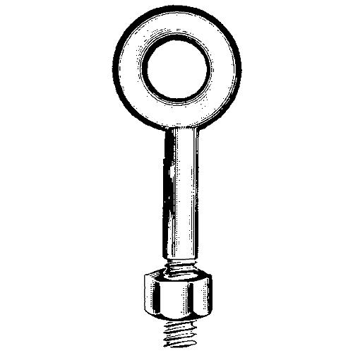 Regular Eyebolt, Galvanized - 80910 - 343-080910F1