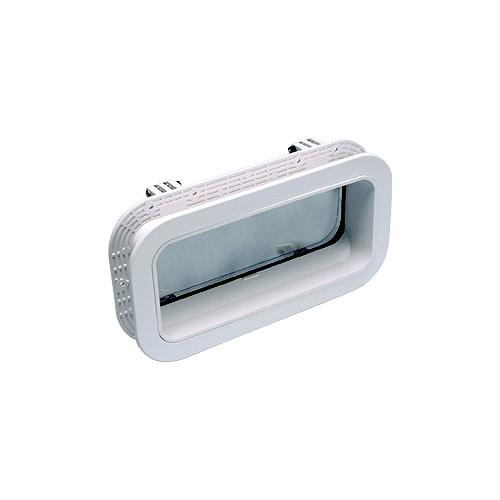 Beckson Po714-Wc-10 Self-Drain™ Opening Port, White W/Clear Lens - Po714Wc10 - 35-Po714Wc10F1