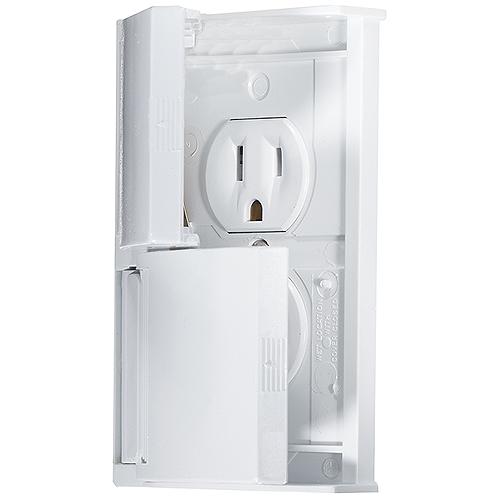 Rv Designer Weatherproof Receptacle, White - S905 - 350-S905F1